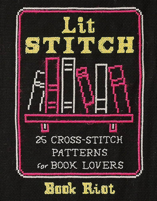 Lit Stitch Cross Stitch Pattern Book-Book Riot