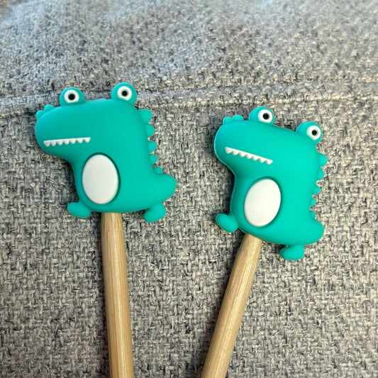 Teal Alligator Stopper