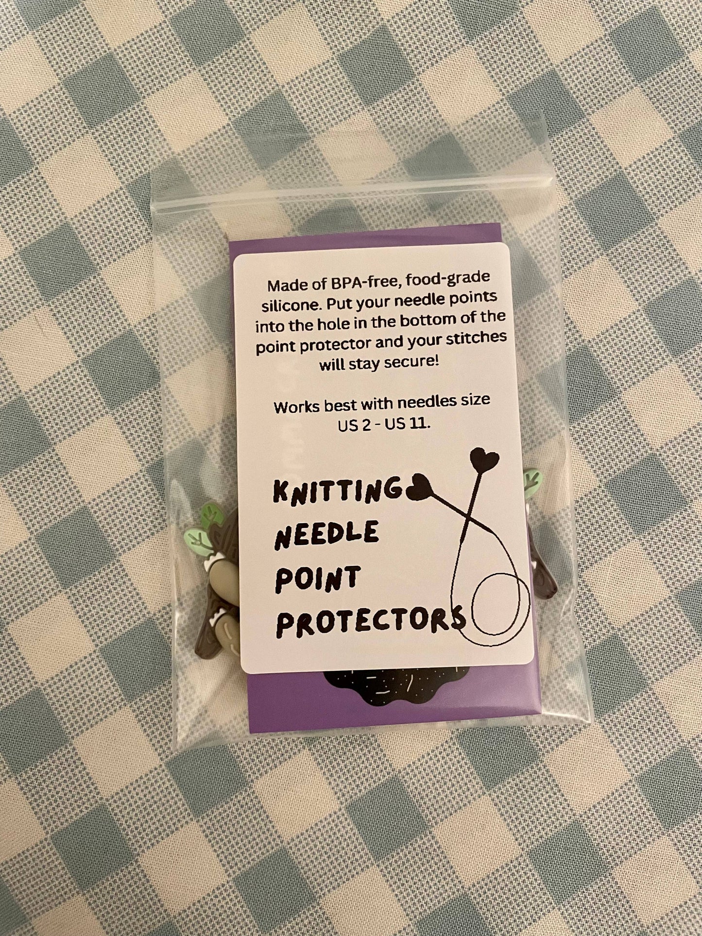 Knitting Needle Point Protectors - Feminist Mexican artist