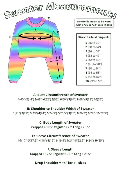 Orange Stocking for Rainbows Sweater Kit
