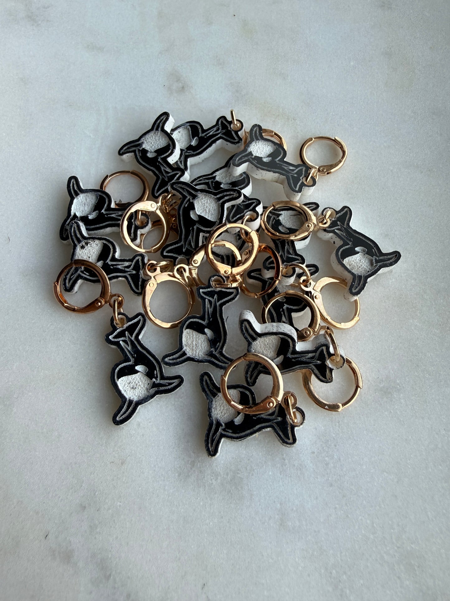 Aries Orca Stitch Markers