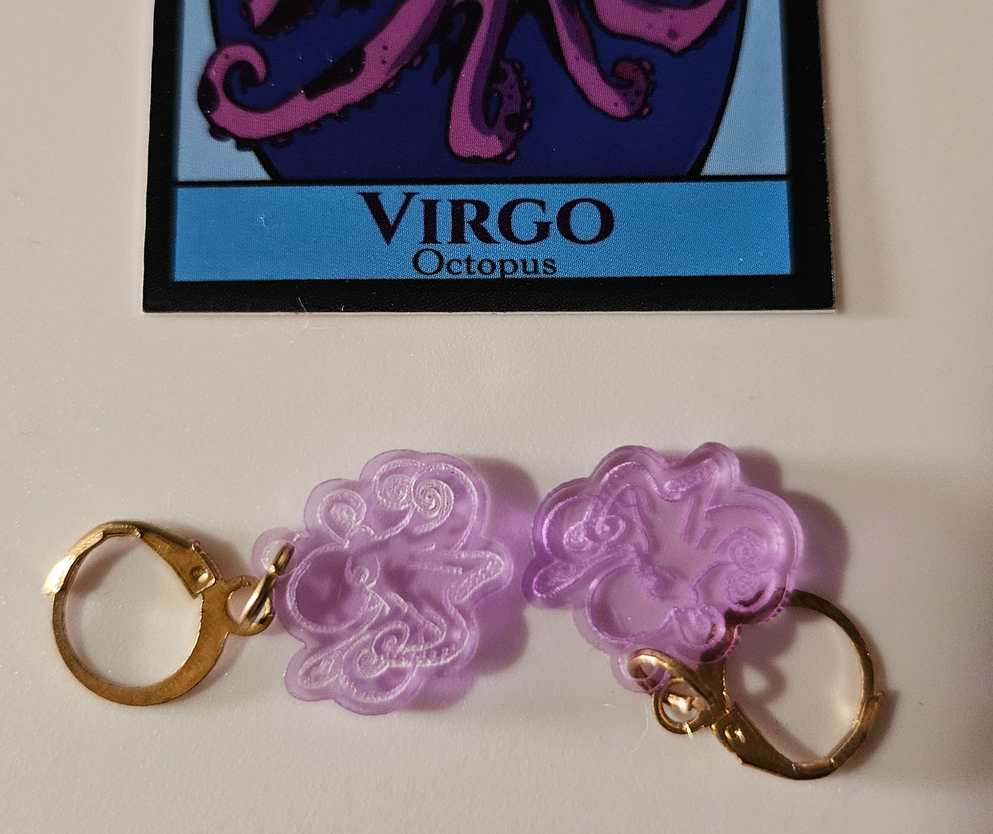 Virgo Octopus Stitch Markers