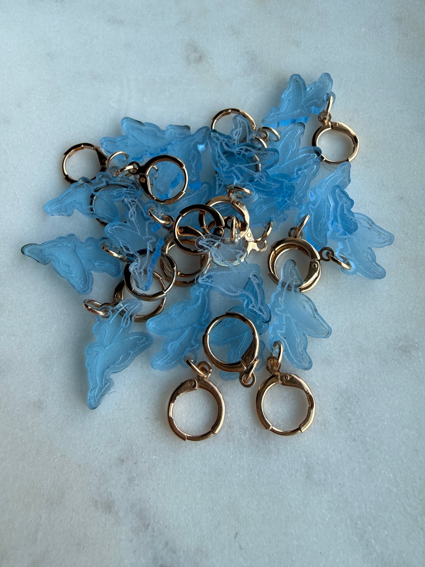 Gemini Dolphin Stitch Marker