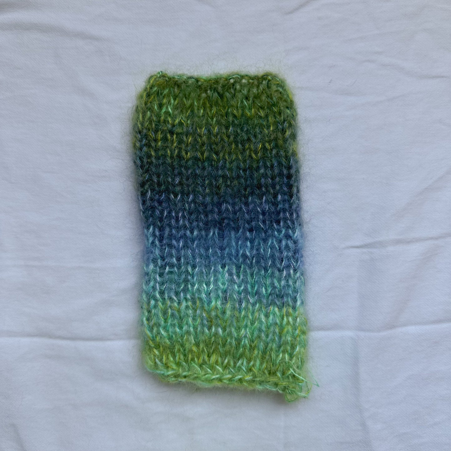 Green & Blue Stocking for Rainbows Sweater Kit