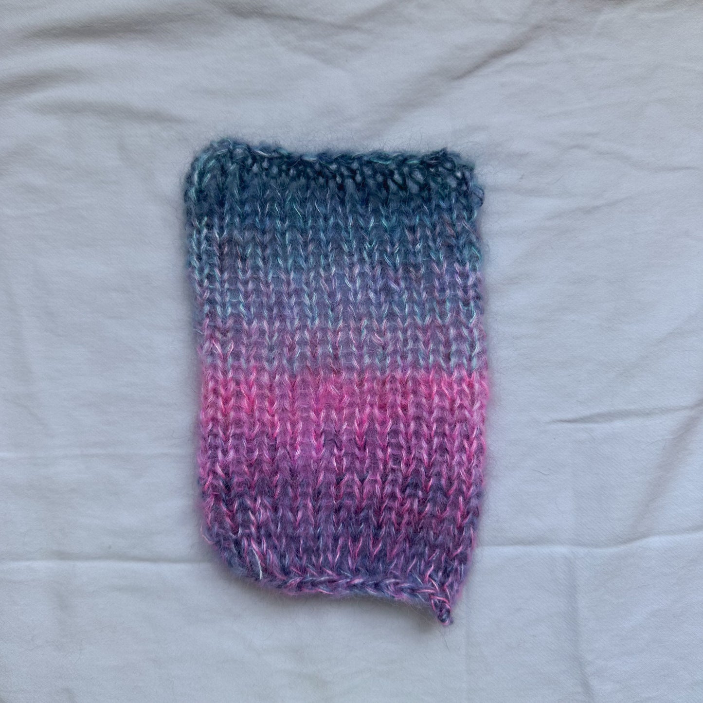 Blue & Pink Stocking for Rainbows Sweater Kit