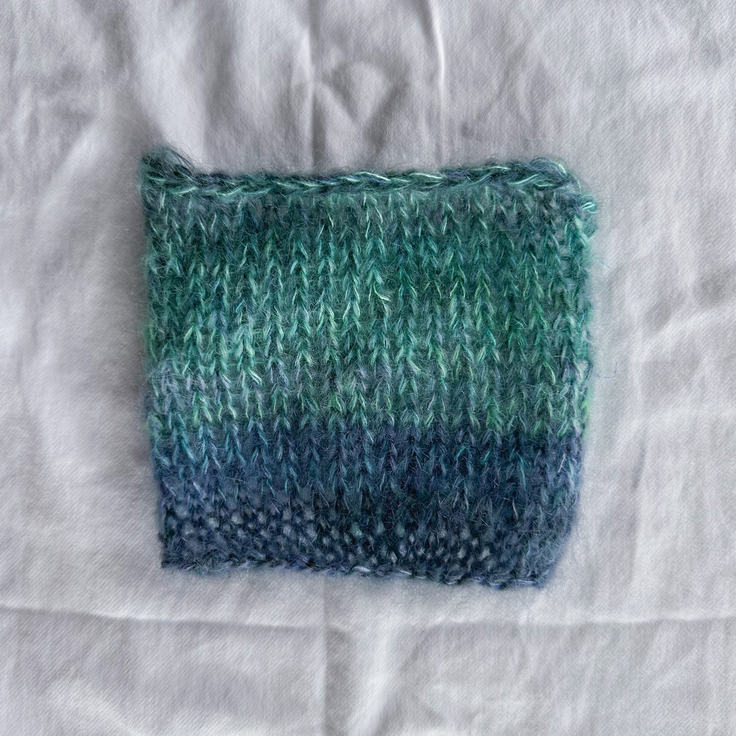 Blue Stocking for Rainbows Sweater Kit