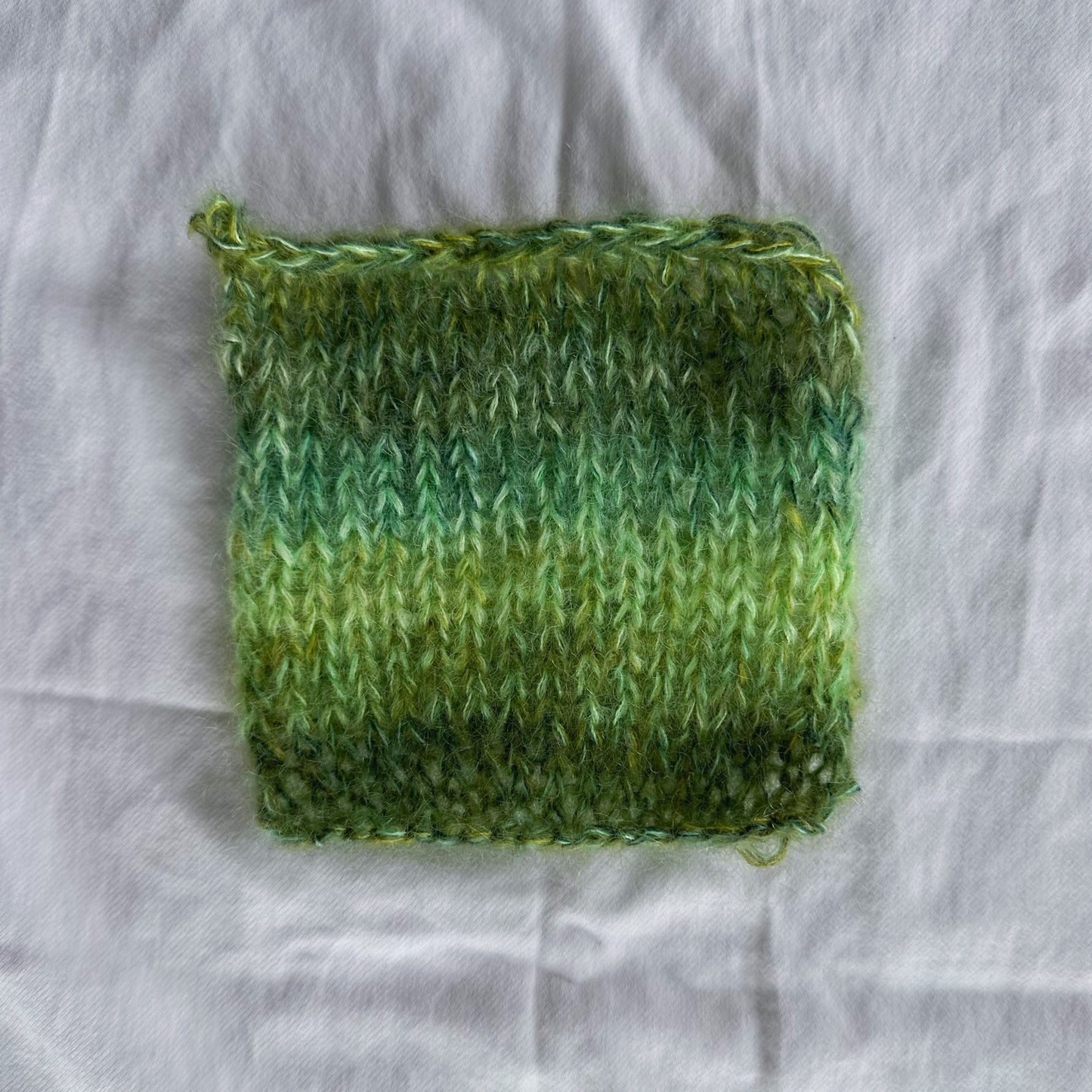 Green Stocking for Rainbows Sweater Kit