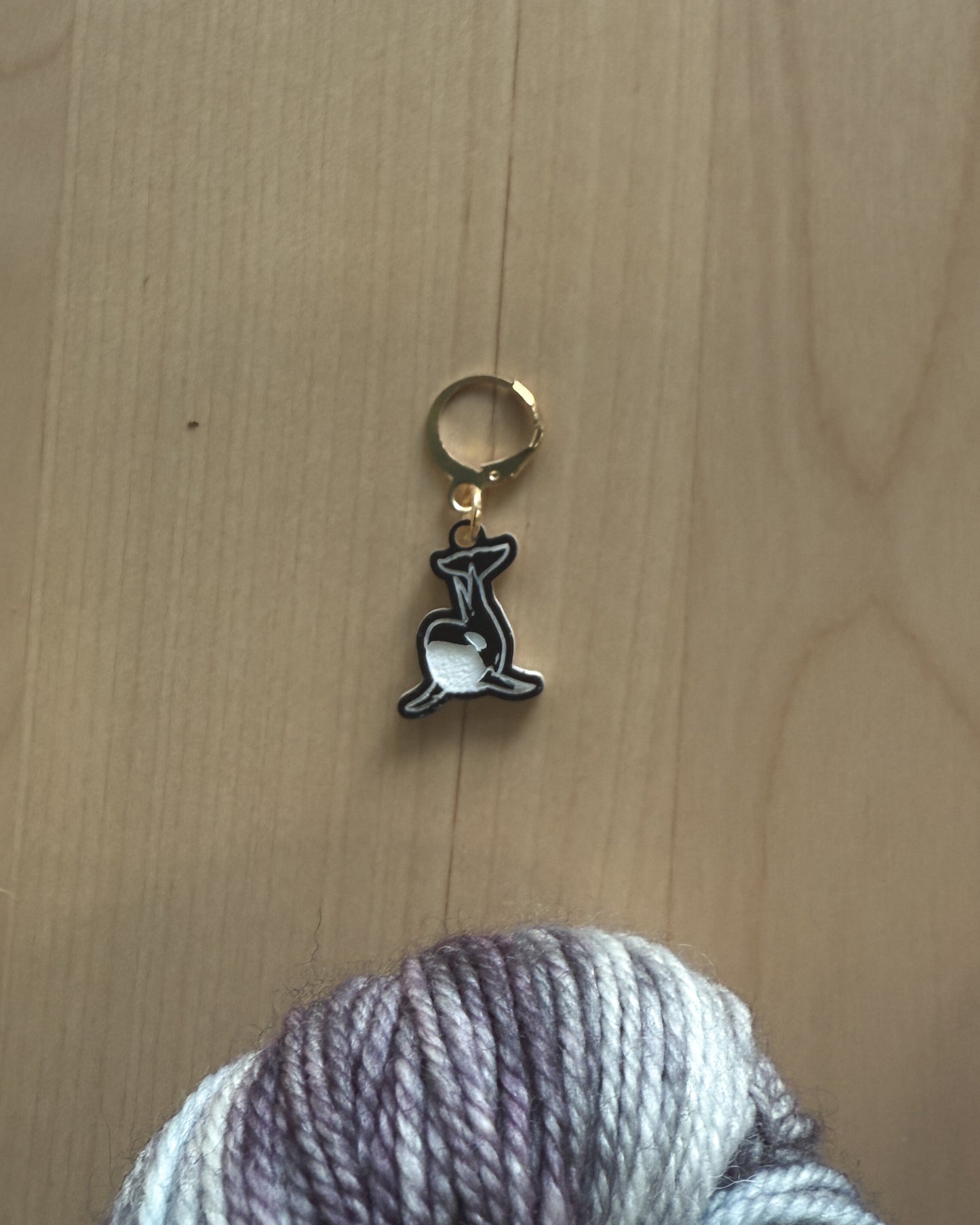 Aries Orca Stitch Markers