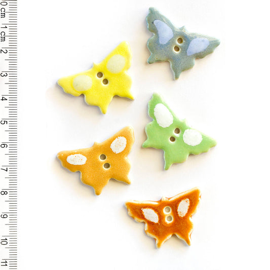 Handmade Butterfly Sewing Buttons