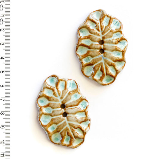 Botanical Leaf Statement Sewing Buttons