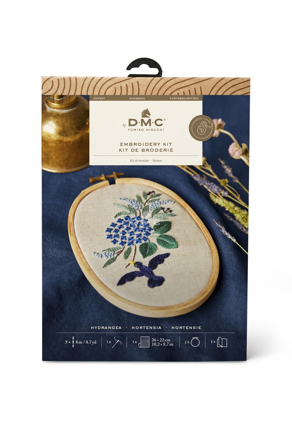 DMC Embroidery Hydrangea Kit