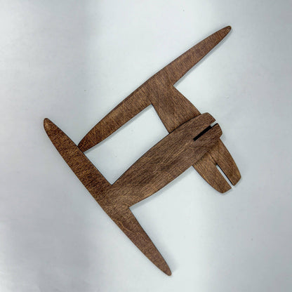 Handmade Wooden 1 Yard Niddy Noddy - Disassembles Easy