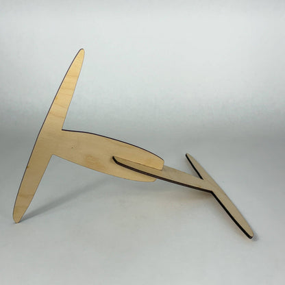 Handmade Wooden 1 Yard Niddy Noddy - Disassembles Easy