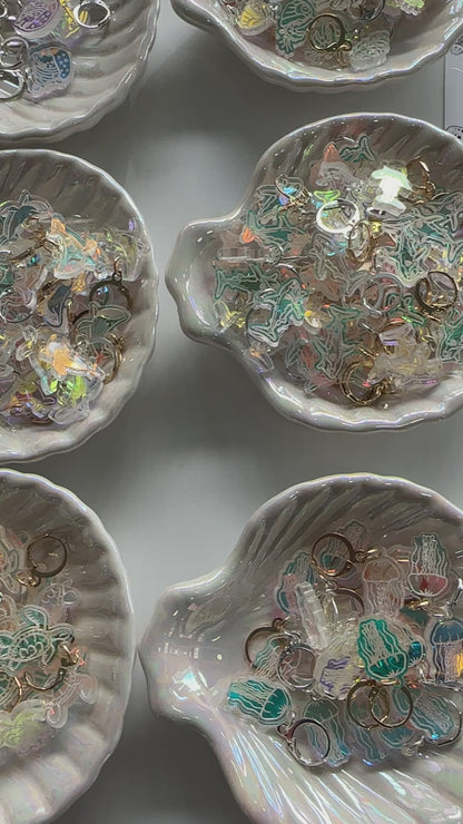 Holographic ōSHən Stitch Markers