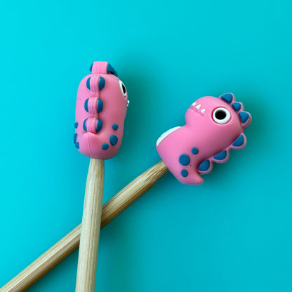 3D Pink Dinosaurs Stopper